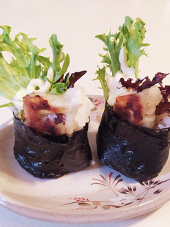 餃子サラダおにぎり-レシピのメイン写真