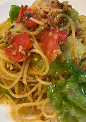 レタスパスタ-レシピのメイン写真