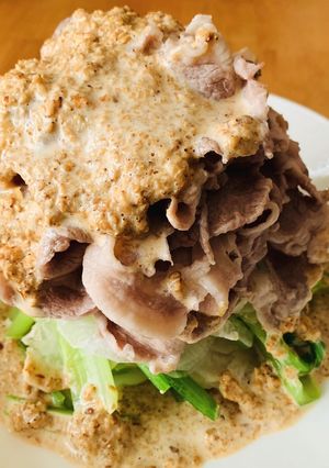 特製ごまダレが濃厚!豚冷しゃぶ大根サラダ-レシピのメイン写真
