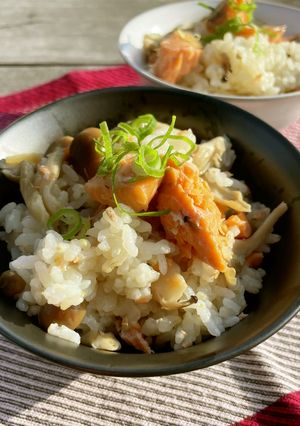 かるしお® 鮭まるごと炊き込みご飯-レシピのメイン写真