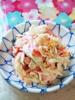 混ぜるだけ★カニかまのマヨわさび和え-レシピのメイン写真