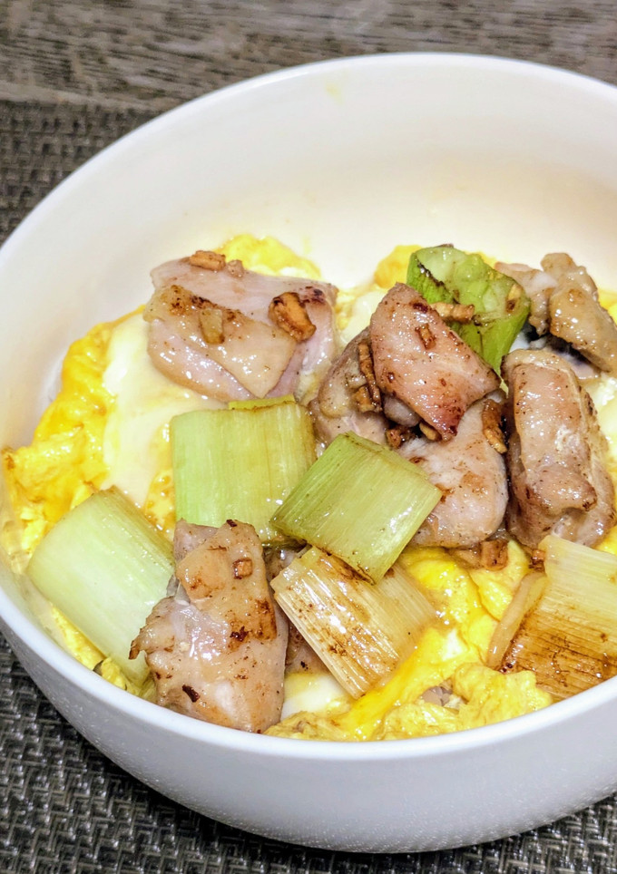 鶏とネギのたまご丼-レシピのメイン写真