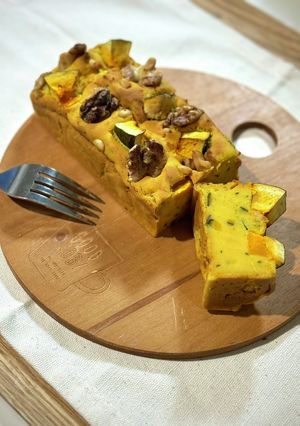 ずっしり！素材楽しむカボチャケーキ-レシピのメイン写真