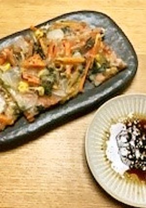 野菜たっぷり彩りチヂミ-レシピのメイン写真