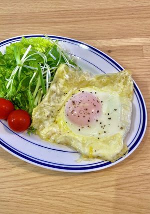 残ったライスペーパーでチーズガレット-レシピのメイン写真