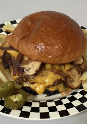 キャラメルチーズバーガー-レシピのメイン写真