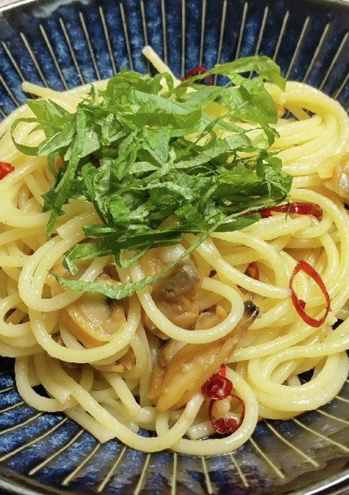 あさりの和風パスタ（冷凍剥きあさり使用）-レシピのメイン写真