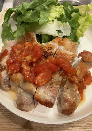 肉にかけるトマトソース-レシピのメイン写真