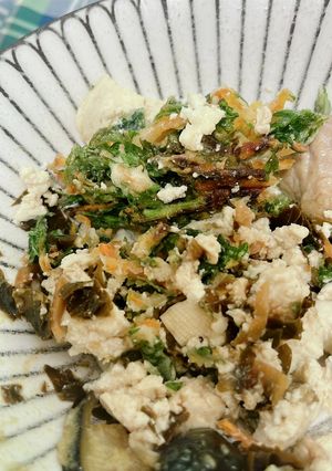 かき揚げの白和え風-レシピのメイン写真