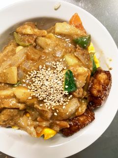 お一人様野菜たっぷり洋風レモンオムライス-レシピのメイン写真