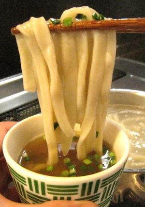 米粉・小麦粉・蕎麦粉で作った麺で釜揚げ-レシピのメイン写真