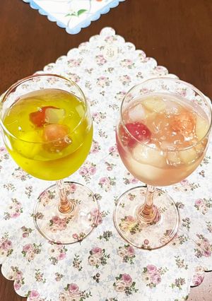 涼やか贅沢スイーツ　アイスの実inジュレ-レシピのメイン写真