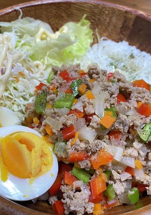 レンチンガパオライス-レシピのメイン写真