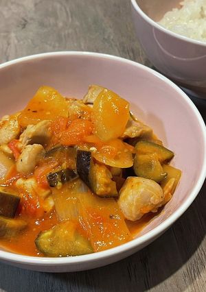 🍅鶏もも肉のトマト煮込み-レシピのメイン写真