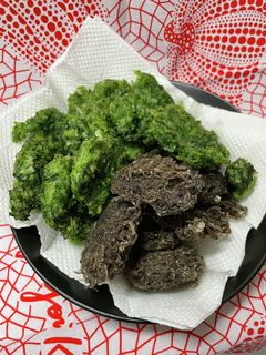 【簡単沖縄料理】アオサともずくの天ぷら-レシピのメイン写真
