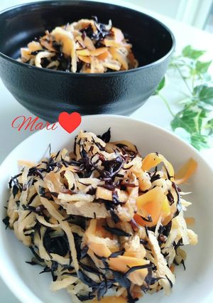 切り干し大根と芽ひじきの煮物-レシピのメイン写真