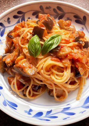 ナスのスパゲッティ(アラ・メランザーネ)-レシピのメイン写真