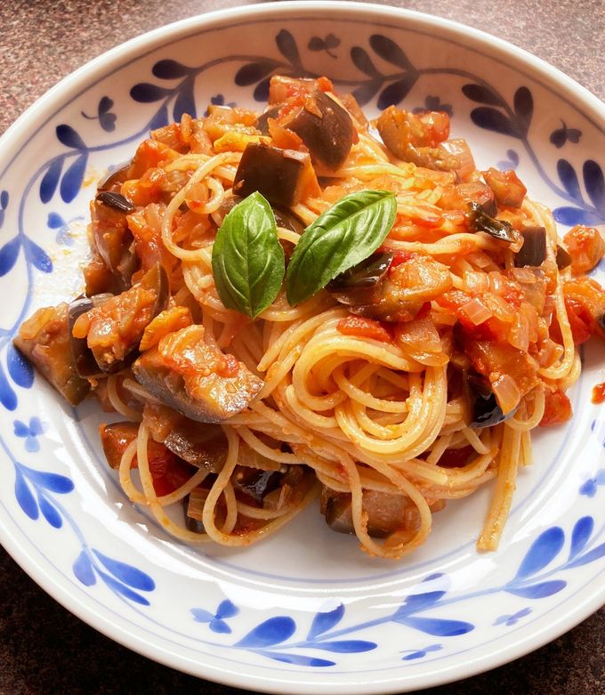 ナスのスパゲッティ(アラ・メランザーネ)-レシピのメイン写真