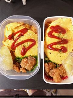 男子高校生弁当 記録9 オムライス-レシピのメイン写真