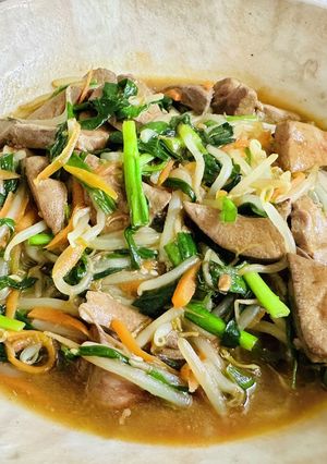 ご飯がすすむ！レバニラ炒め-レシピのメイン写真