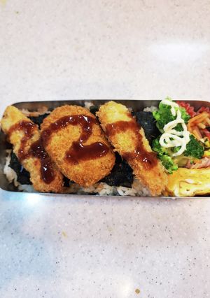 高校生弁当覚え書き317のり弁-レシピのメイン写真