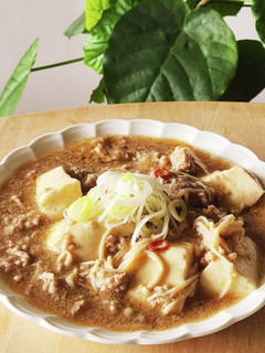 ひき肉そぼろ丼☆肉豆腐&えのき☆作り置き-レシピのメイン写真