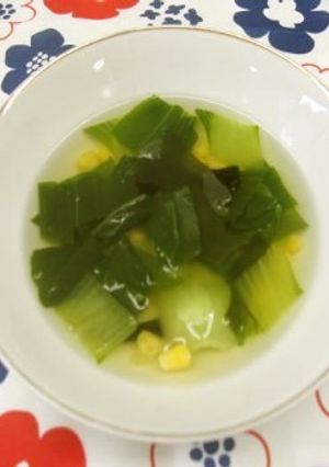 チンゲンサイのとろみスープ-レシピのメイン写真