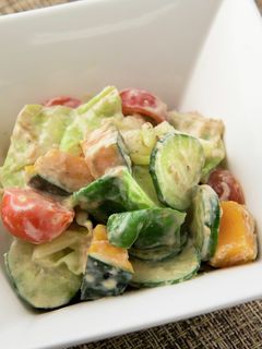 野菜のみそヨーグルト和え-レシピのメイン写真