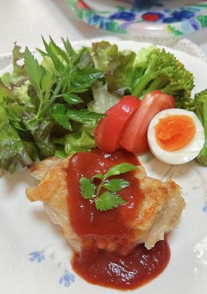 鶏ステーキ★砂糖不使用ケチャップで-レシピのメイン写真