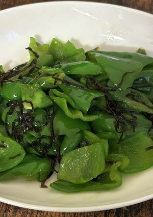 【電子レンジで簡単】ピーマンの和風ナムル-レシピのメイン写真