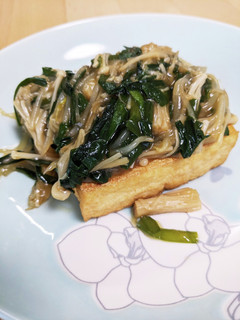 厚揚げのニラあんかけのせ-レシピのメイン写真