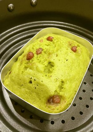 抹茶蒸しパン計量不要-レシピのメイン写真