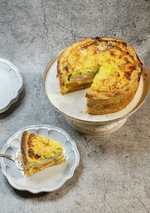 夏野菜のキッシュ-レシピのメイン写真