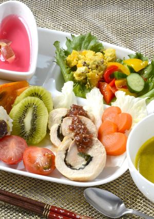 ワンプレートで野菜たっぷりヘルシーチキン-レシピのメイン写真