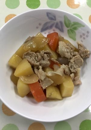 【家庭演習】かんたん肉じゃが-レシピのメイン写真