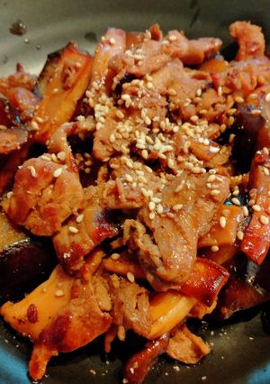 茄子と豚肉のオイスター炒め-レシピのメイン写真