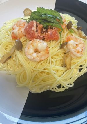 冷静たらこクリームパスタ-レシピのメイン写真