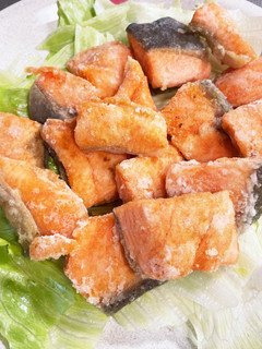 ひと口 鮭のから揚げ -レシピのメイン写真