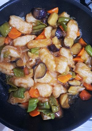 白身魚のお酢炒め-レシピのメイン写真