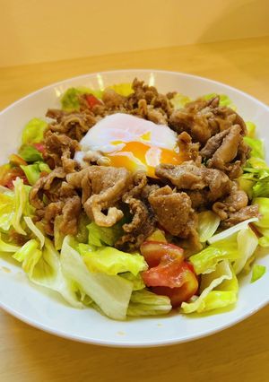 甘辛肉のさっぱりのっけ丼-レシピのメイン写真