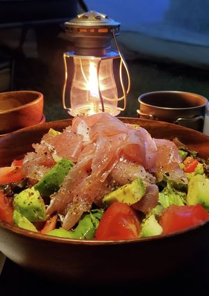 キャンプ飯☆簡単ほりにしサラダ-レシピのメイン写真