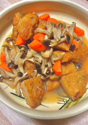 さつま揚げとしめじの煮物-レシピのメイン写真