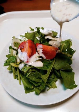 ルッコラに合う！マヨゴマドレッシング-レシピのメイン写真