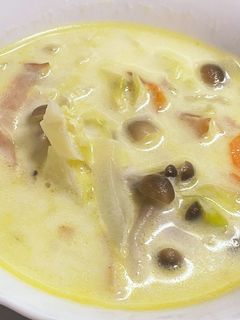 野菜たっぷりミルクスープ-レシピのメイン写真