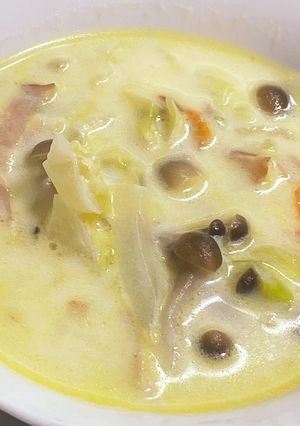 野菜たっぷりミルクスープ-レシピのメイン写真