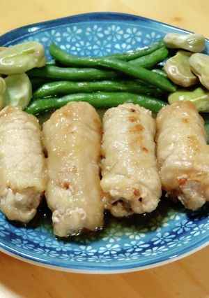パプリカと生姜の肉巻き煮-レシピのメイン写真