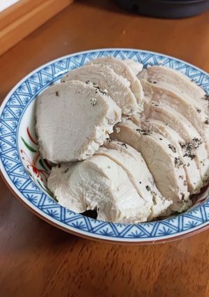 茹で鶏(胸肉)-レシピのメイン写真