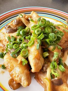 胸肉ときのこのオイマヨ炒め-レシピのメイン写真