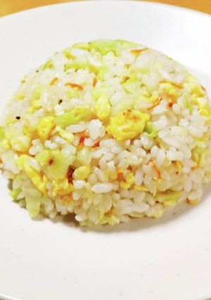 キャベツとエビカマのパラパラチャーハン-レシピのメイン写真