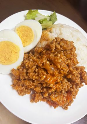ライスで食べるボロネーゼ-レシピのメイン写真